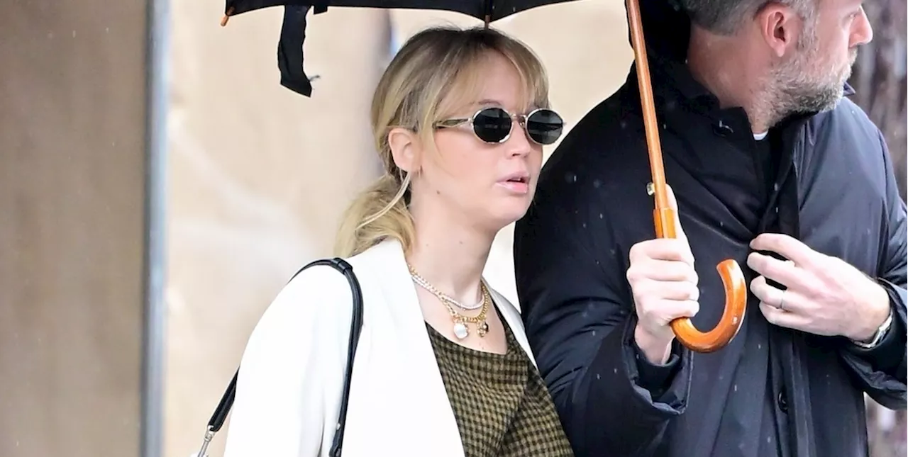 Jennifer Lawrence Makes Fall's Whimsical Charm Necklace Trend Look So Grown-Up