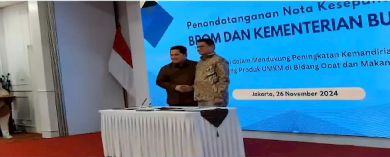 Tingkatkan Kemandirian dan Daya Saing Produk UMKM di Bidang Obat dan Makanan