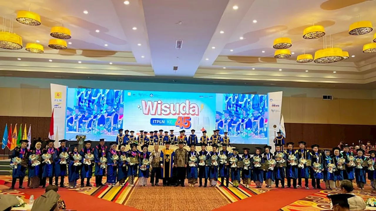 Wisuda ke-45, ITPLN Kukuhkan 732 Wisudawan dan Wisudawati