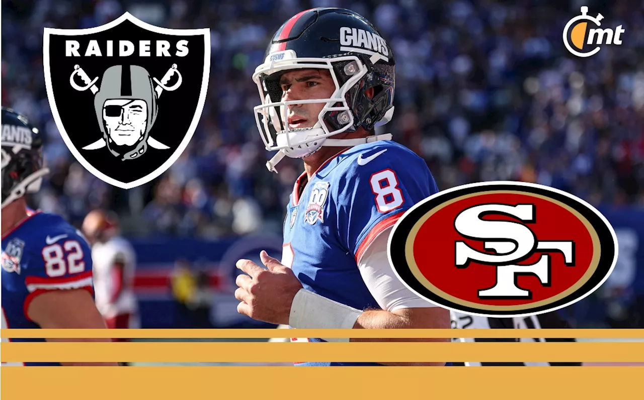 Daniel Jones: en la mira de Las Vegas Raiders y otros 9 equipos de la NFL