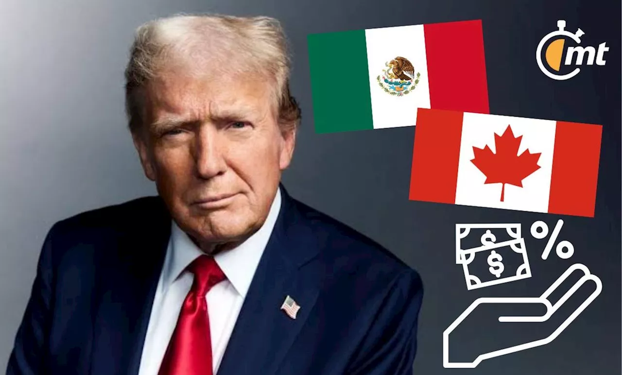 Donald Trump reafirma AMENAZA contra México y Canadá con aranceles del 25%; esto dijo