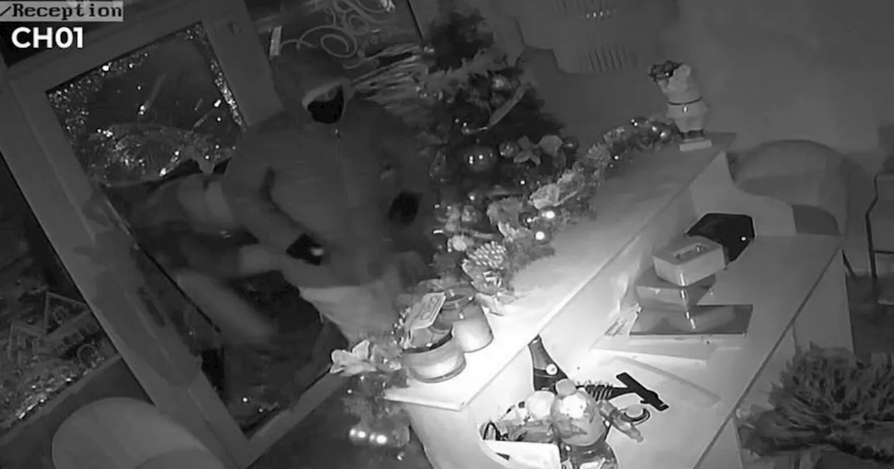 CCTV shows moment thugs 'smash and ransack' Whitefield salon