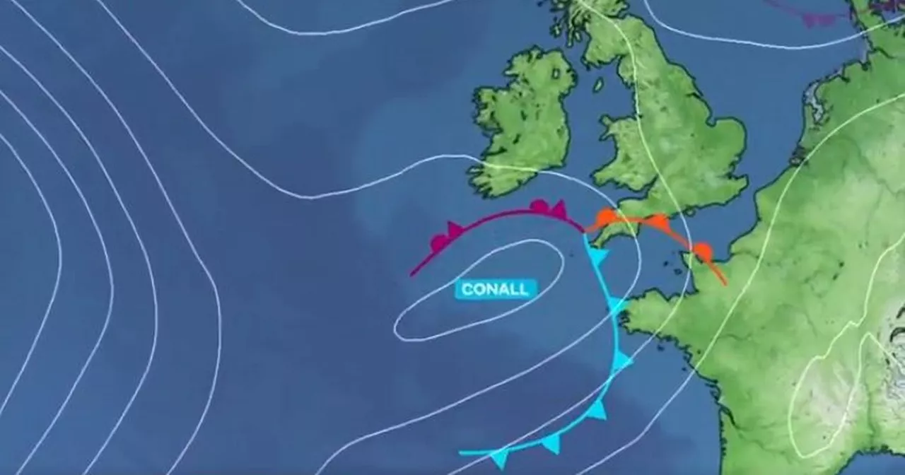 New Met Office weather warning for heavy rain as Storm Conall sweeps in