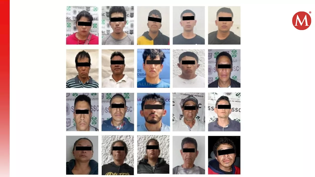 En una semana la SSC de CdMx ha detenido a 39 personas en la alcaldía Iztapalapa