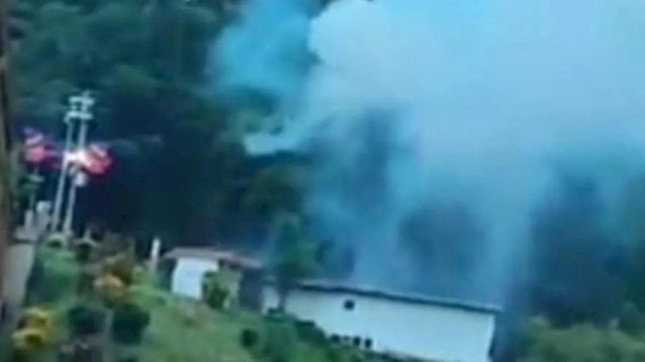 Investigan una fuerte explosión en un cementerio cerca de base militar en Puerto Valdivia, Antioquia