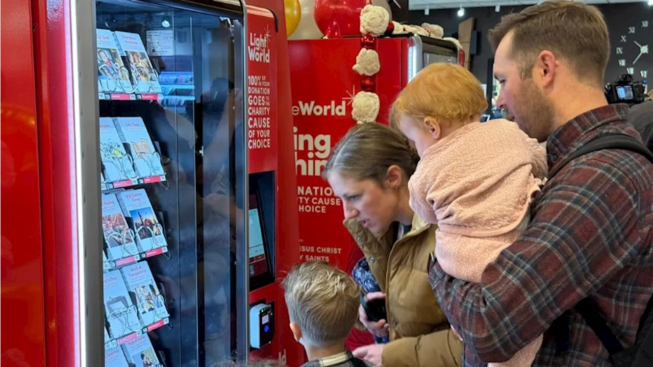 Unique vending machines offer holiday giving opportunities