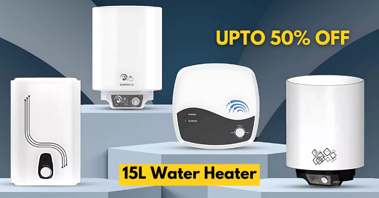 ठिठुरन भरी सर्दी में भी खौलता हुआ पानी देंगे 15 लीटर वाले Water Heater, अमेजन की 50% तक छूट ने मचाया धमाल