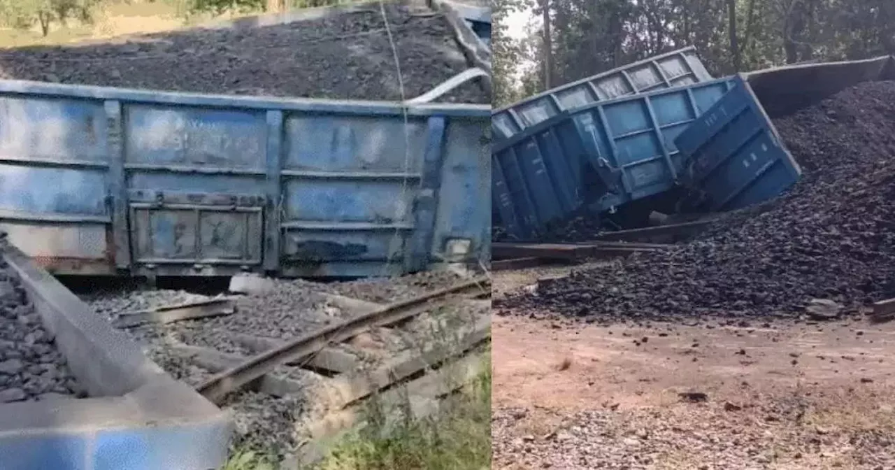 Train Derailed: बिलासपुर रेल मंडल में बड़ा हादसा, मालगाड़ी के 20 डिब्बे पटरी से उतरी, कई ट्रेनों के रूट डायवर्ट