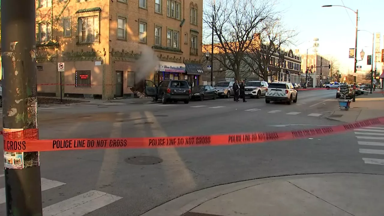 Driver crashes into building after being shot in head in Gage Park