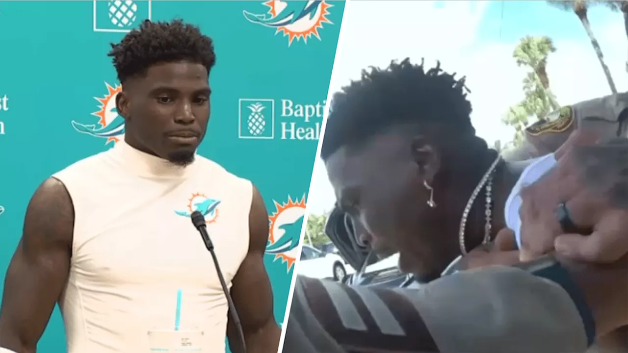 Tyreek Hill's citations from police encounter outside Dolphins' stadium dropped