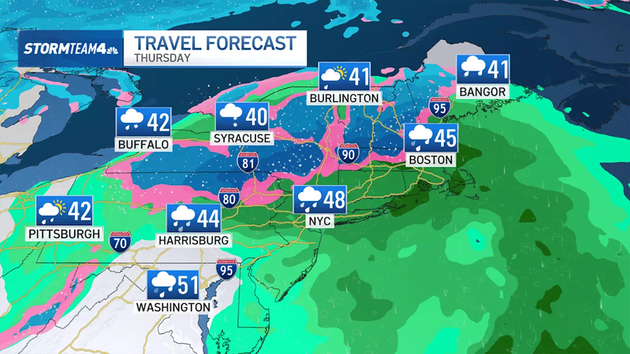 Thanksgiving weather: Expect rain Thursday, then cold temperatures arrive for weekend