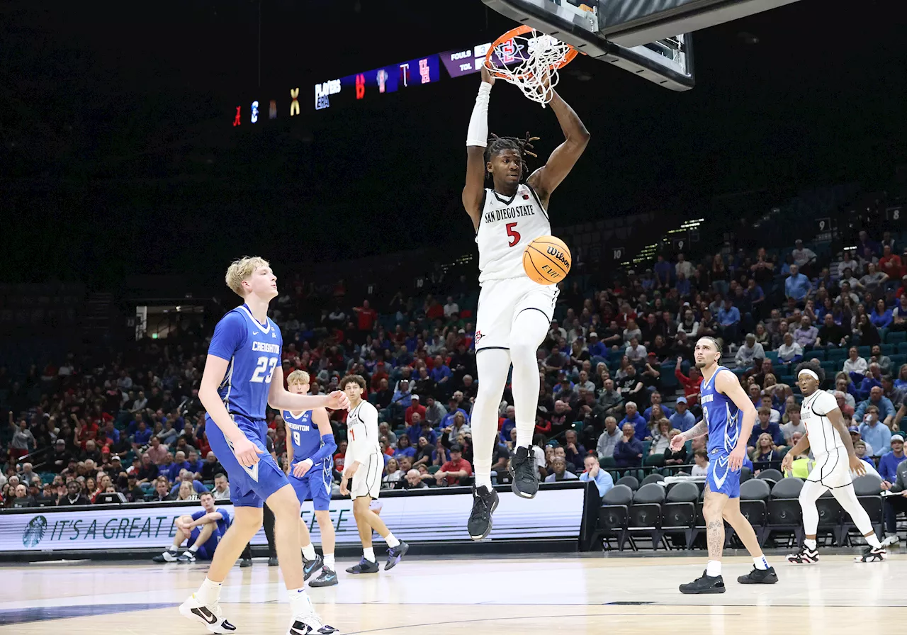 Aztecs basketball makes a statement with blowout win over #21 Creighton