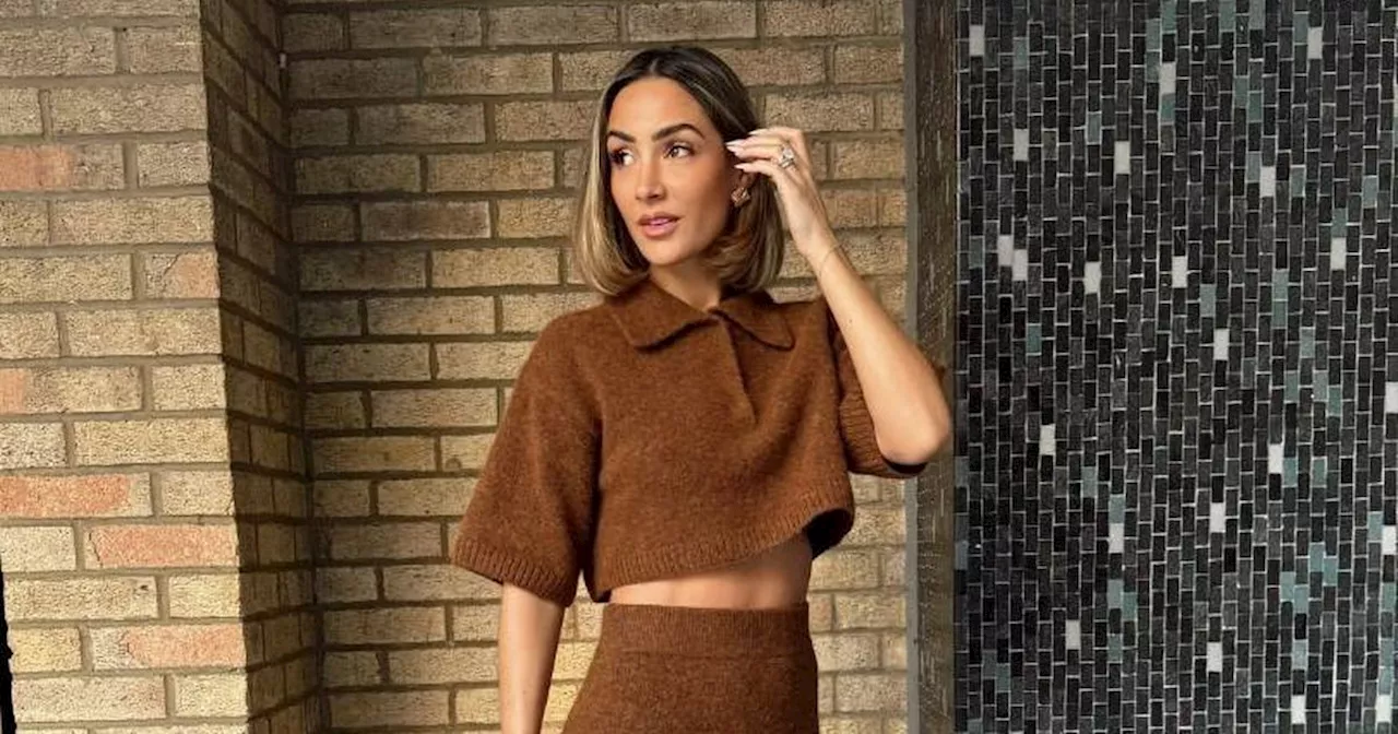 Frankie Bridge's Loose Women cosy knitted co-ord has 20% off for Black Friday