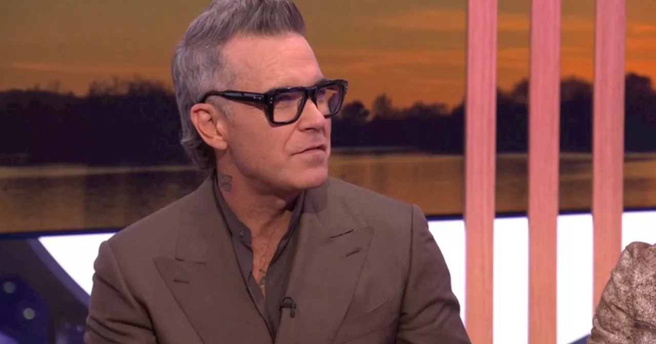 Robbie Williams emotional on The One Show as he admits 'shame'