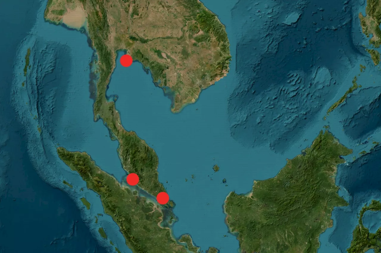 Map Shows US Navy Carrier Strike Group Arriving in South China Sea