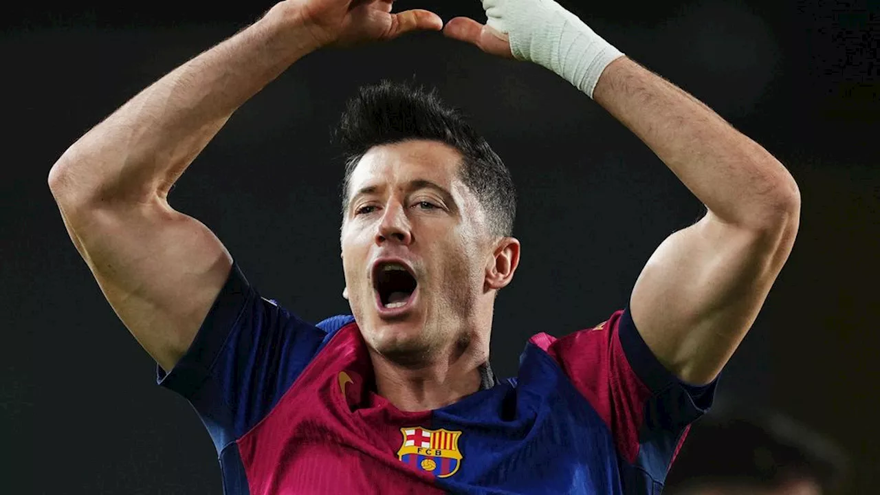 Barcelona (met honderdste van Lewandowski) en Atalanta doen goede zaken, Inter aan kop