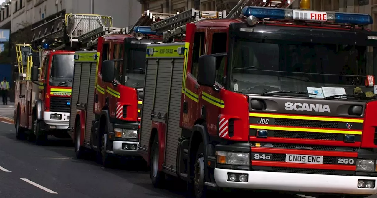 Stapleford fire closes road as some properties left without power