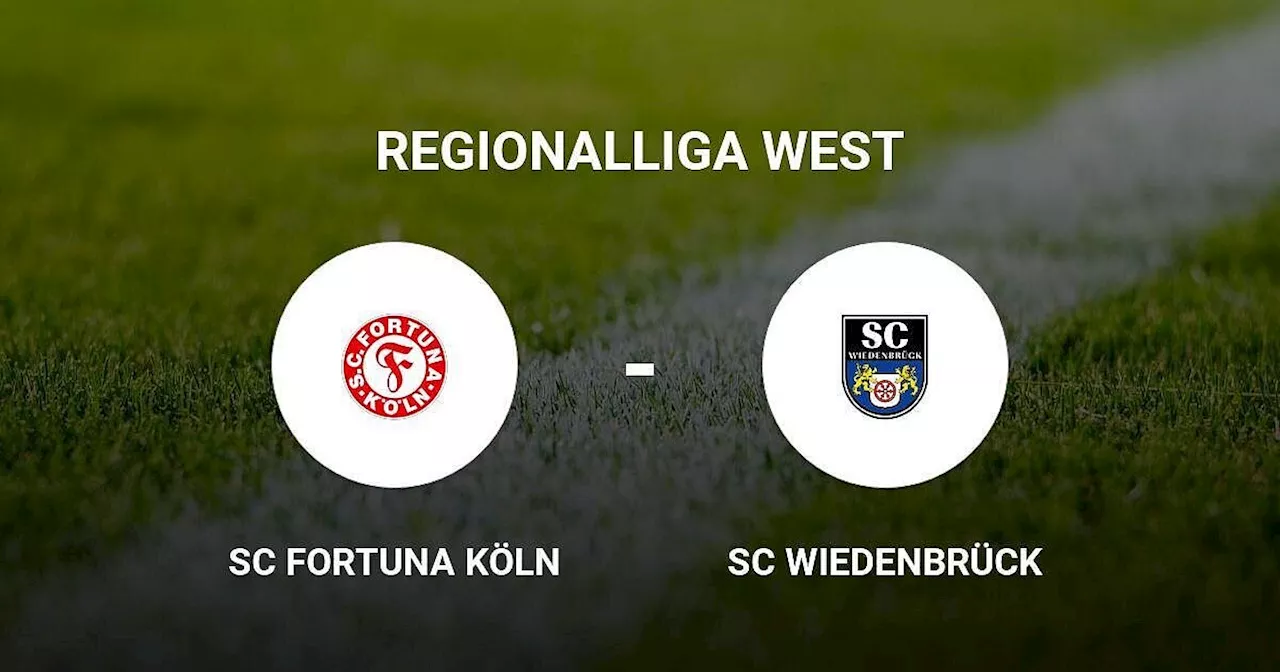 Heimsieg für SC Wiedenbrück gegen SC Fortuna Köln