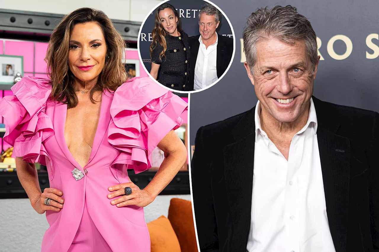 Hugh Grant takes issue with Luann de Lesseps' claim they spent a night 'making out heavily'