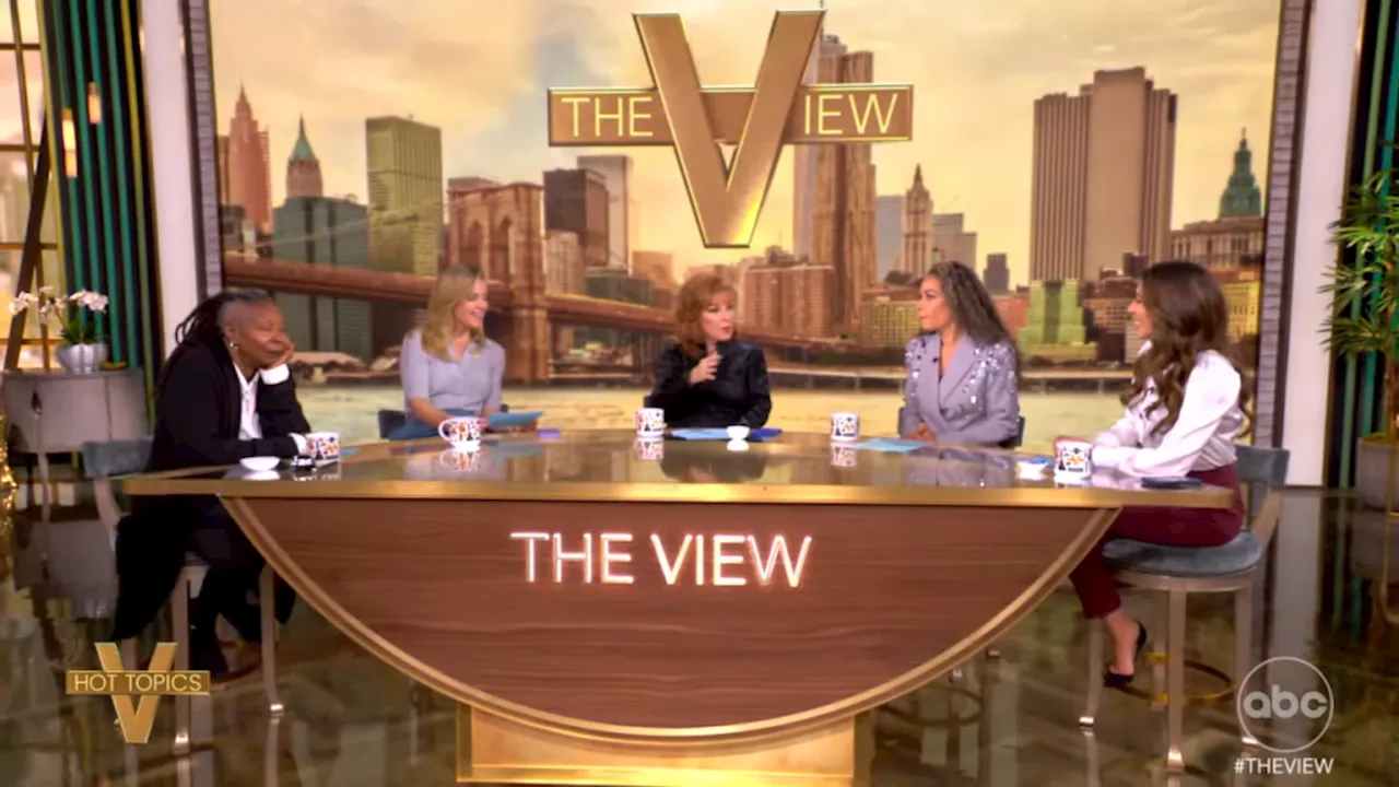 Whoopi Goldberg pretends to nap during 'The View' in protest over 'Wicked' meme debate