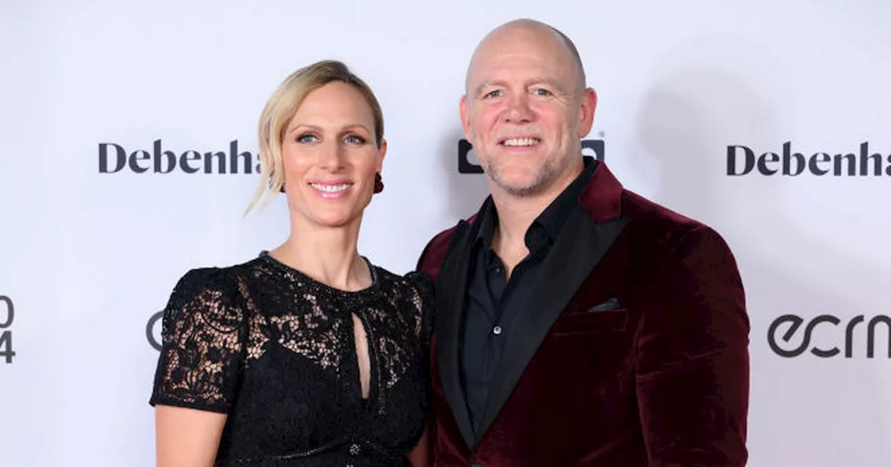 Zara and Mike Tindall, Princess Andre and Charlotte Dawson pose at Beauty Awards