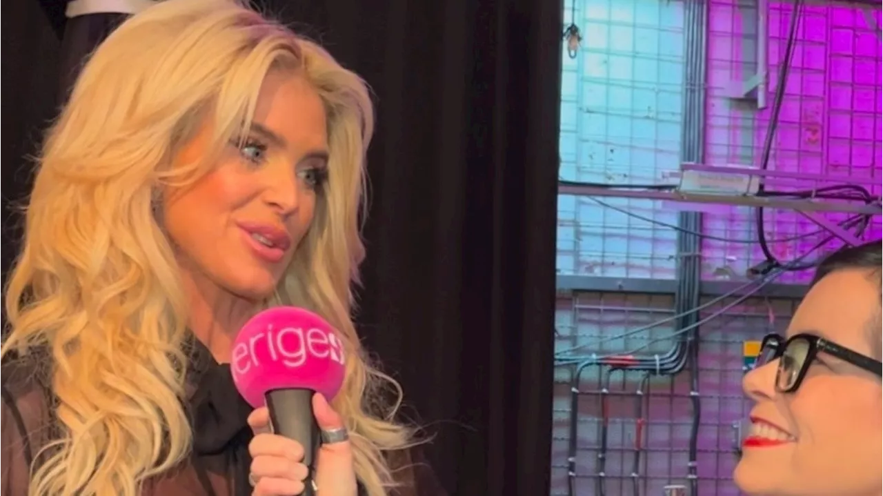 Victoria Silvstedt om nervositeten inför Melodifestivaldebuten