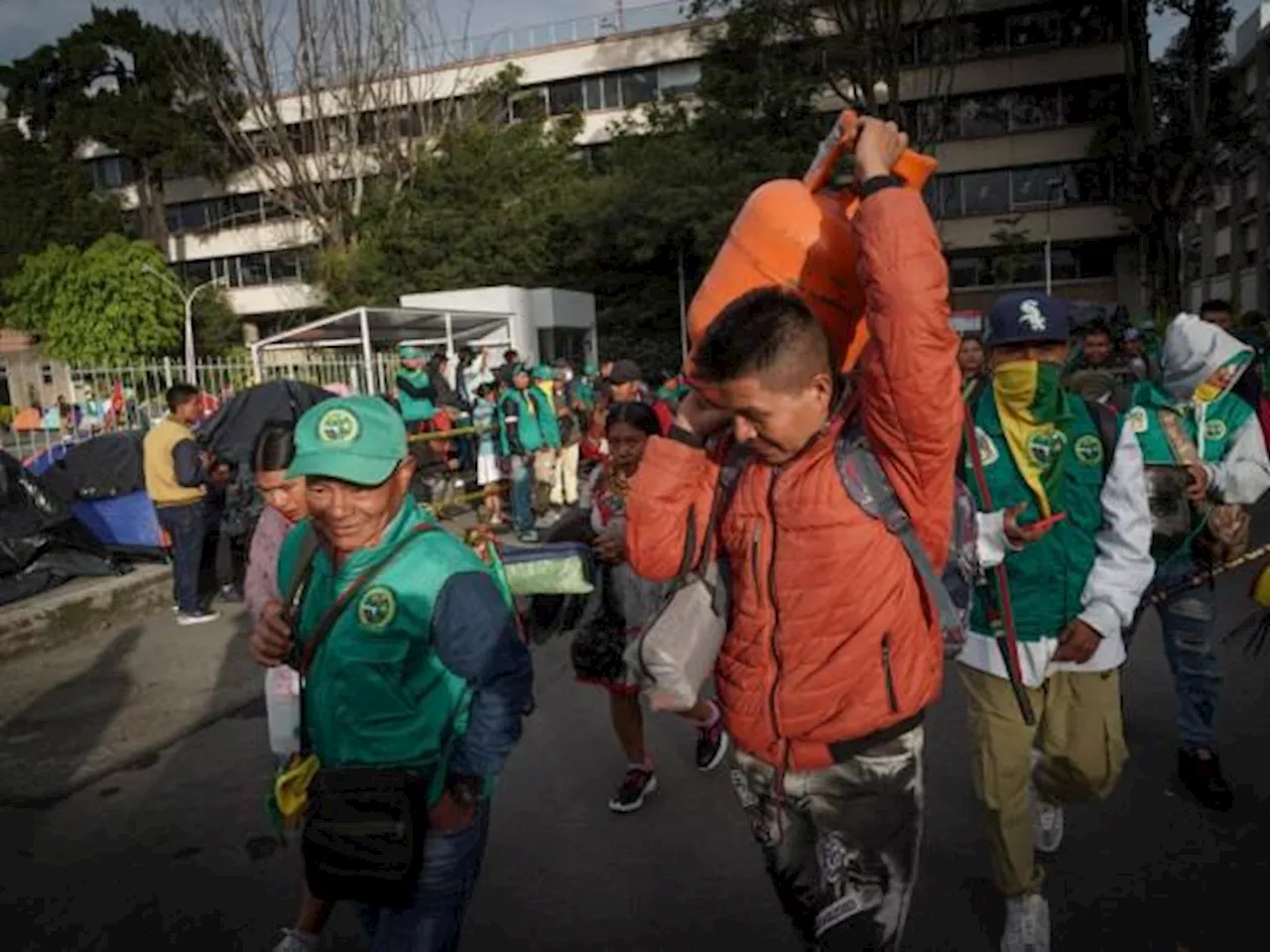 Comunidades indígenas llegan a Bogotá para dialogar con el Gobierno