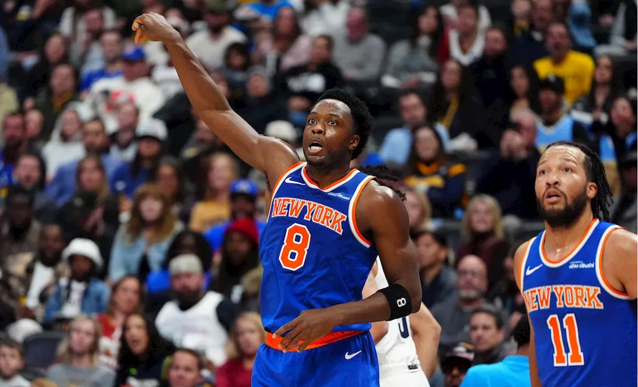 OG Anunoby, Jalen Brunson set career highs as Knicks rout Nuggets