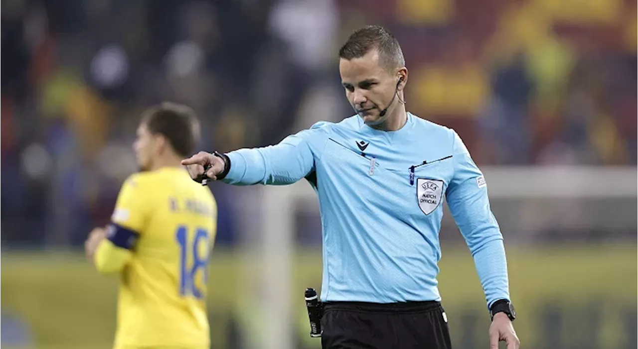 Morten Krogh arbitra o Anderlecht-FC Porto