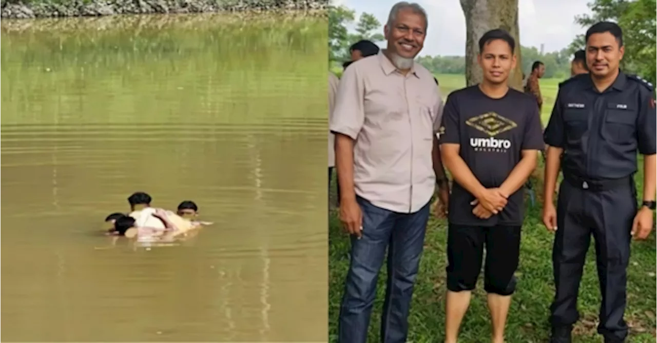 Soldier Bravely Rescues 4 Teenage Boys From Drowning In Puncak Alam Lake