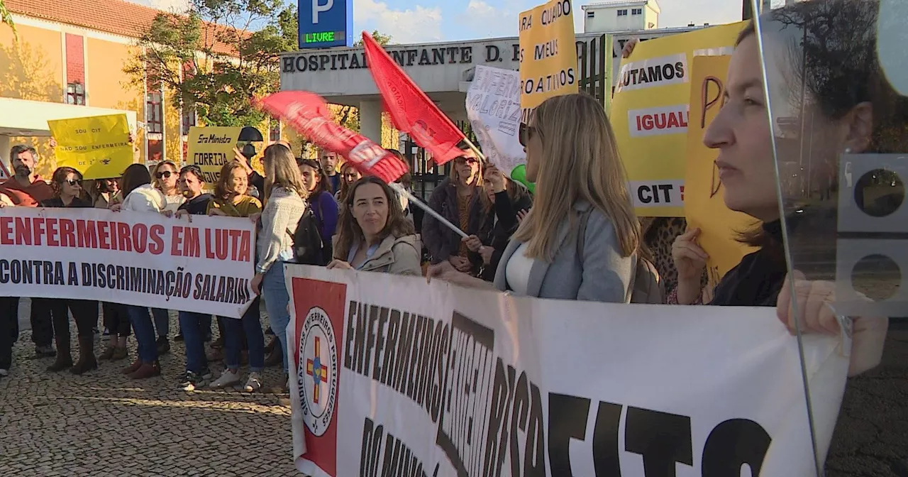 Enfermeiros de Aveiro Protestam por Pagamentos de Horas Extraordinárias