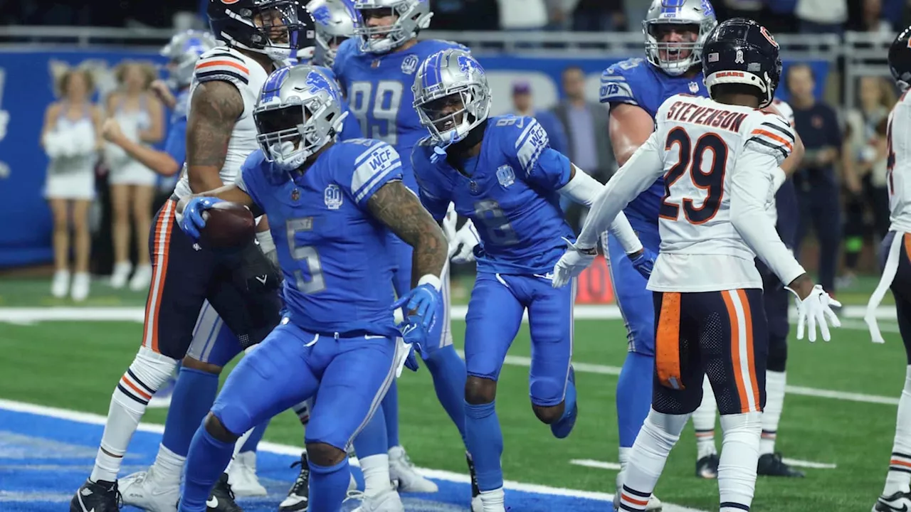 Detroit Lions are 10.5-point favorite to beat Chicago Bears