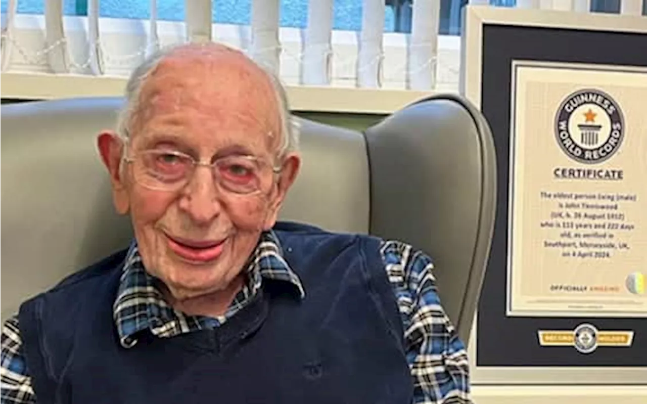 John Alfred Tinniswood, l'uomo più vecchio del mondo morto a 112 anni