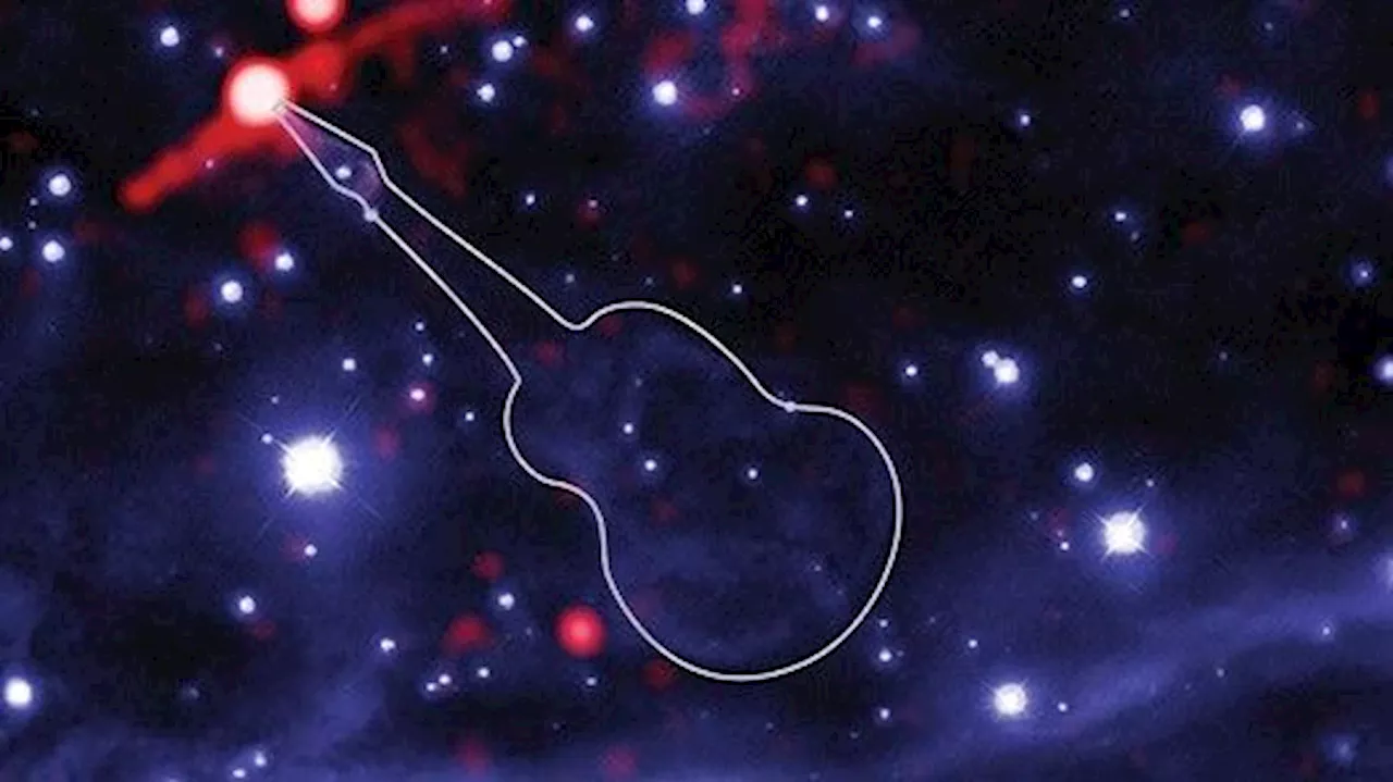 NASA Telskoplari, Guitar Nebula'yı Ortaya Koydu: Yanan Yıldızların Kalıntıları