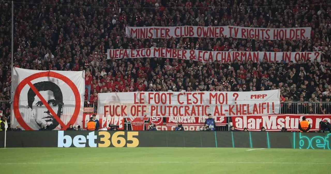 FC Bayern-Fans fordern Rückzug von PSG-Boss Al-Khelaifi