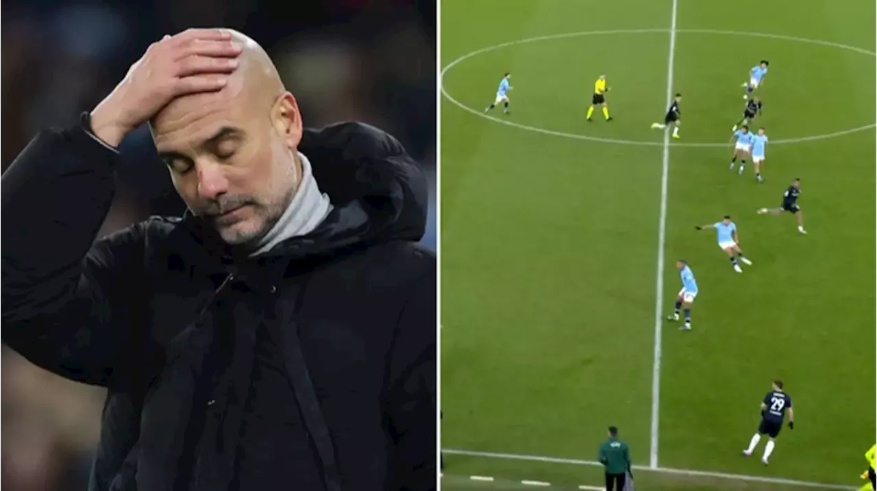 Man City fans identify the exact moment Pep Guardiola bottled their 3-0 lead vs Feyenoord