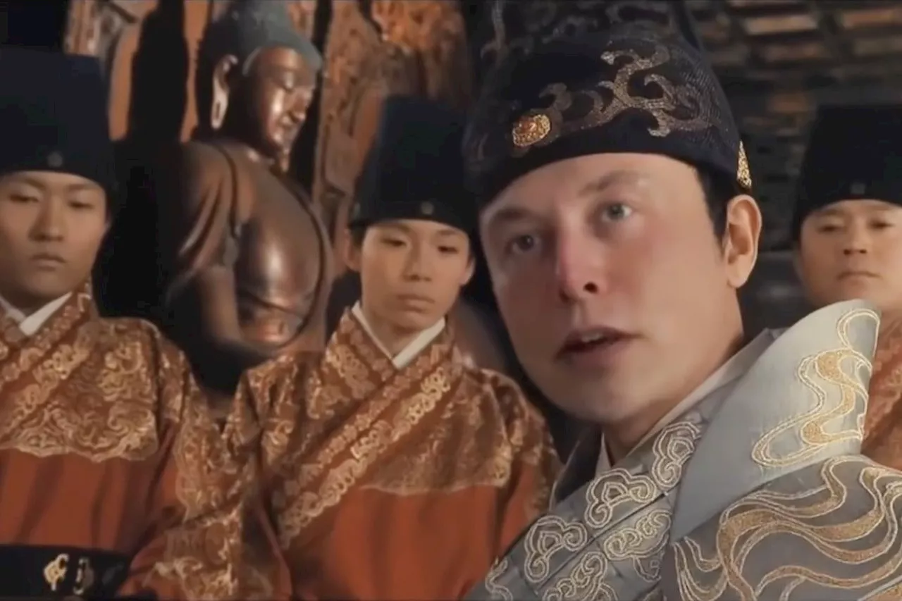 AI Elon Musk as Ming dynasty official goes viral for explaining DOGE efficiency with kung fu