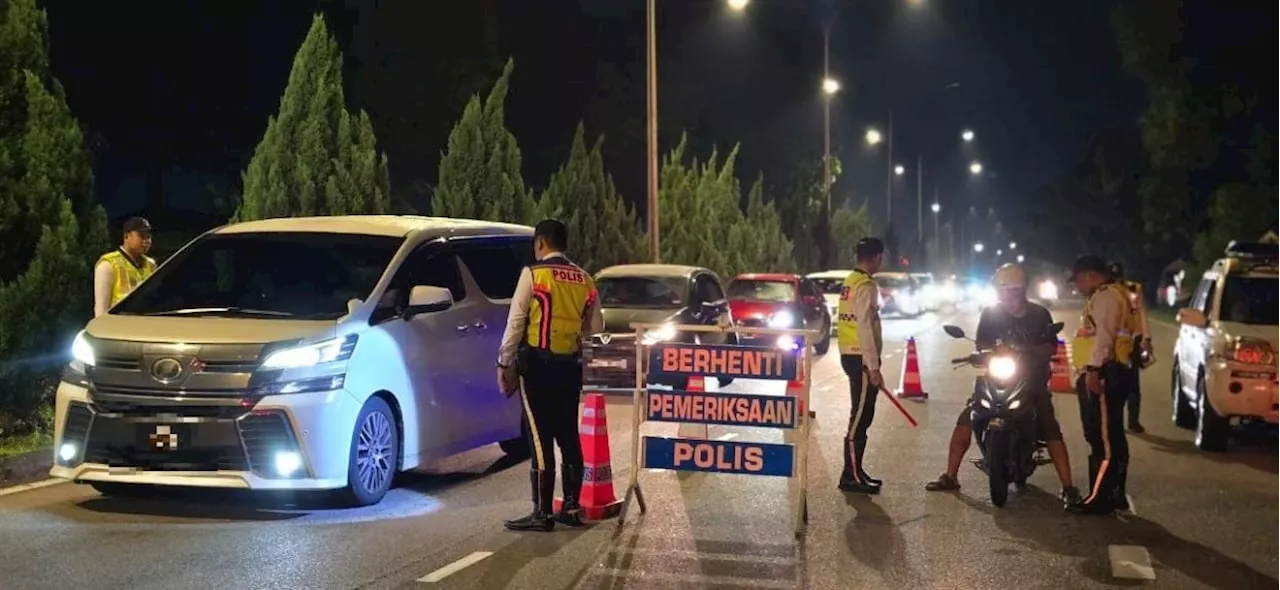 Johor cops nab eight for driving under the influence of alcohol, drugs