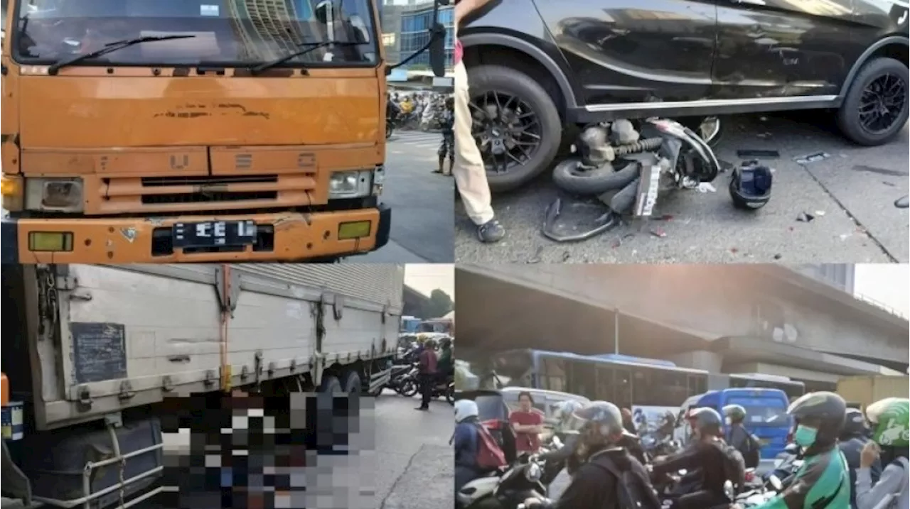 Sopir Truk Mengantuk, Menerobos Lampu Merah dan Menimbulkan Kecelakaan