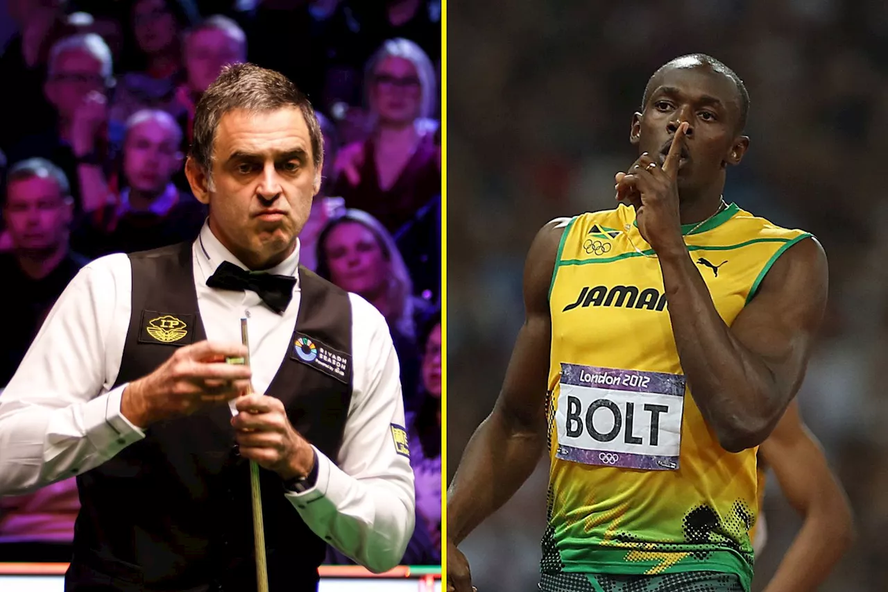 Ronnie O’Sullivan tells rival to copy Usain Bolt training approach as pro status hangs in the balance...