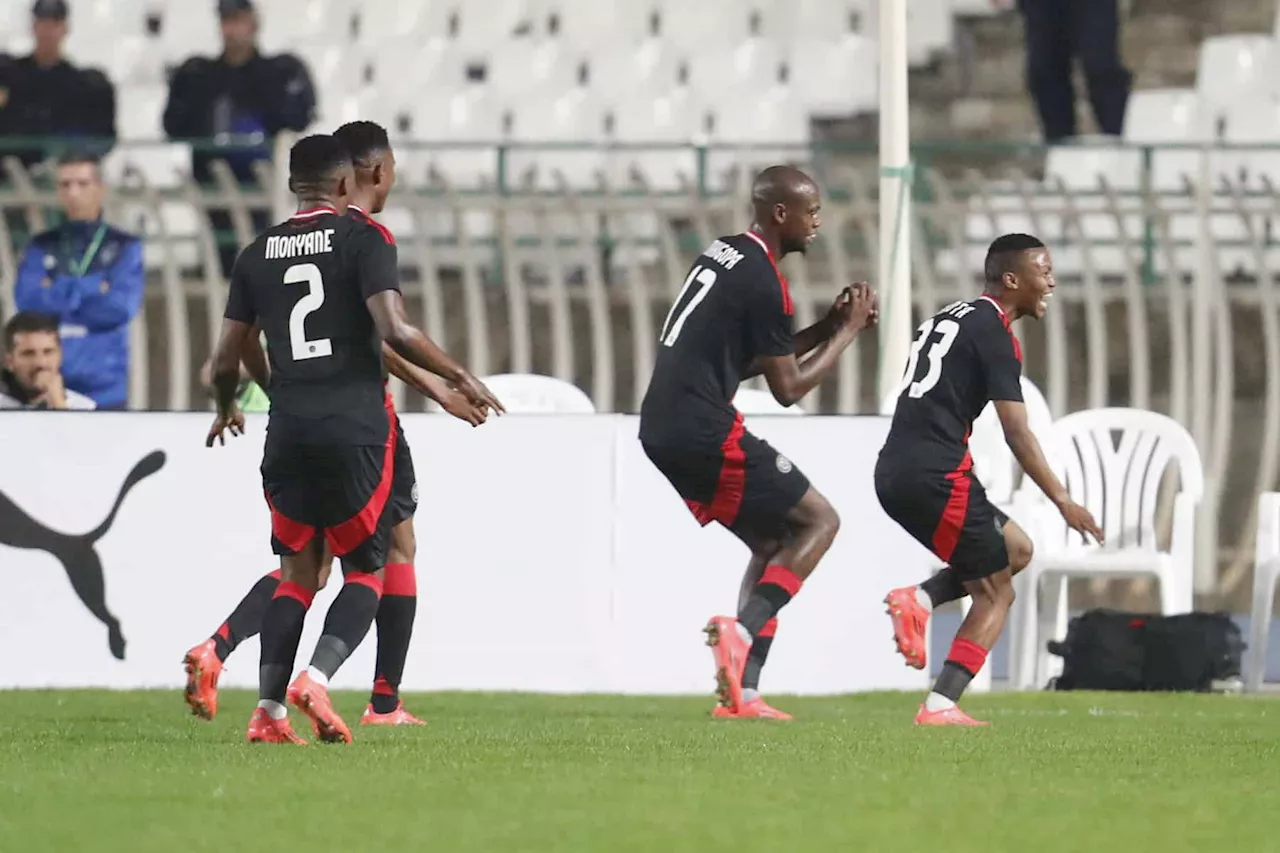 Nkota double earns Pirates crucial victory over Belouizdad