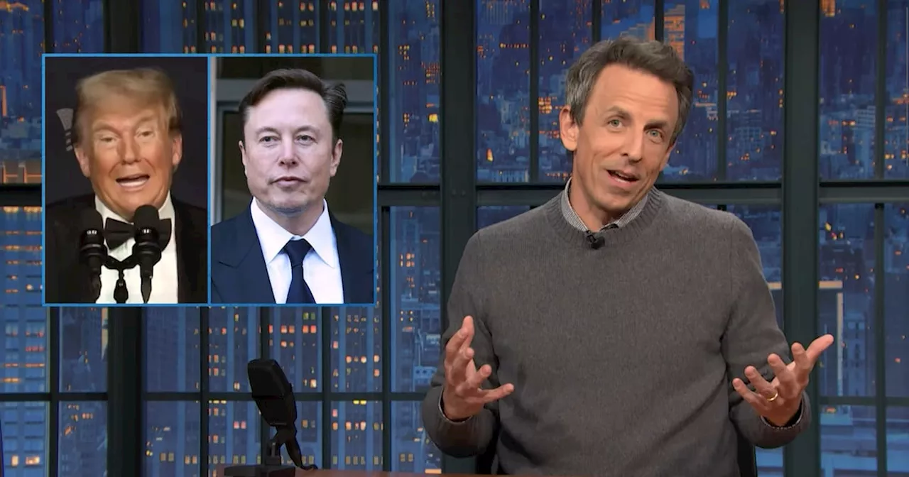 Seth Meyers: How ‘Co-President’ Elon Musk Is Driving Trump Crazy