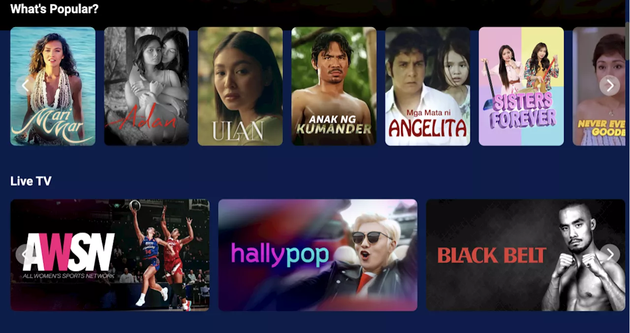 A new platform for free movies, telenovelas and sports