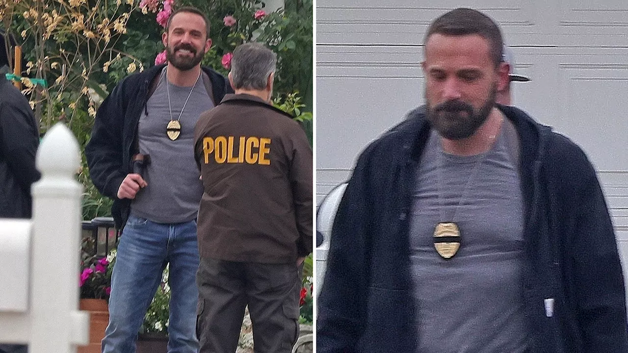 First Look at Ben Affleck and Matt Damon Filming New Netflix Movie 'RIP'