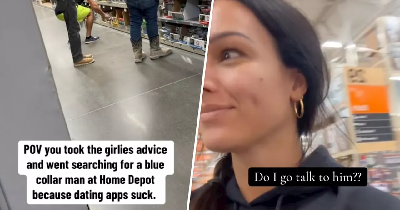 Woman Goes Viral For Meeting Boyfriend At A Home Depot