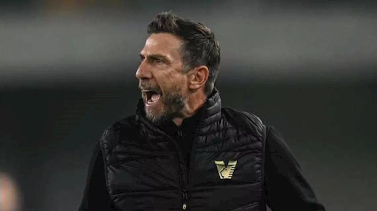 Venezia, Di Francesco: 'Risultato immeritato, la squadra ha messo anima e cuore'