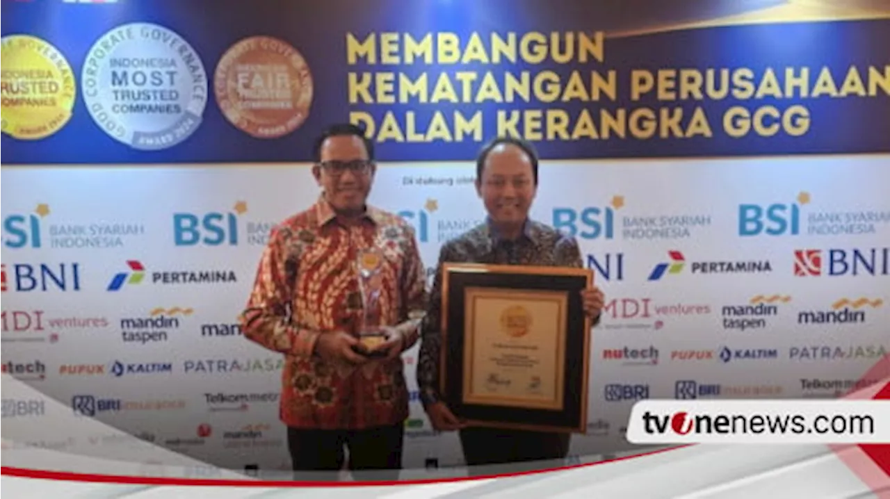 BRI Insurance Dianugerahi Penghargaan Trusted Company Based on Corporate Governance