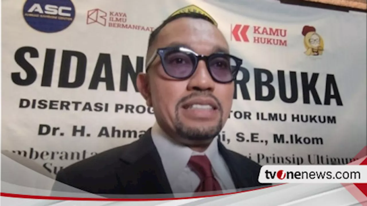 Pimpinan Komisi III DPR Sahroni Datangi Kejagung, Cek Kelengkapan Alat Intelijen untuk Support Penyidikan