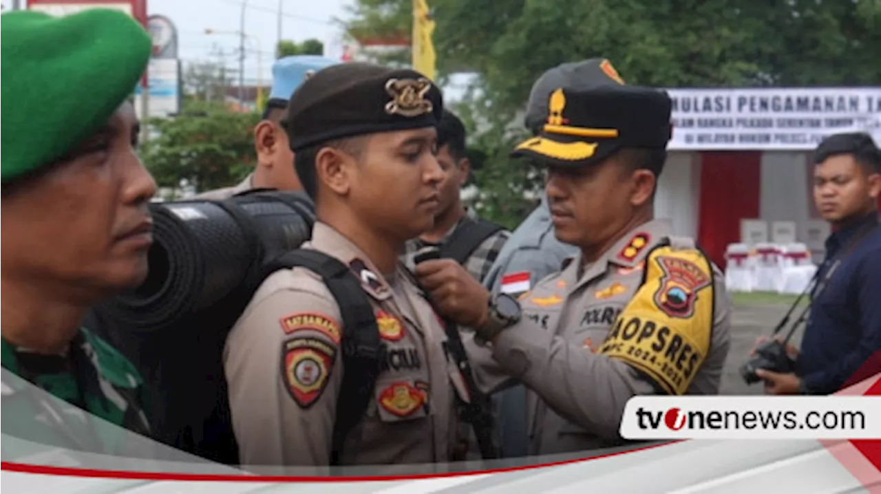 Polres Pemalang Gelar Apel Pergeseran Pasukan Pengamanan TPS, 629 Personil Disiagakan