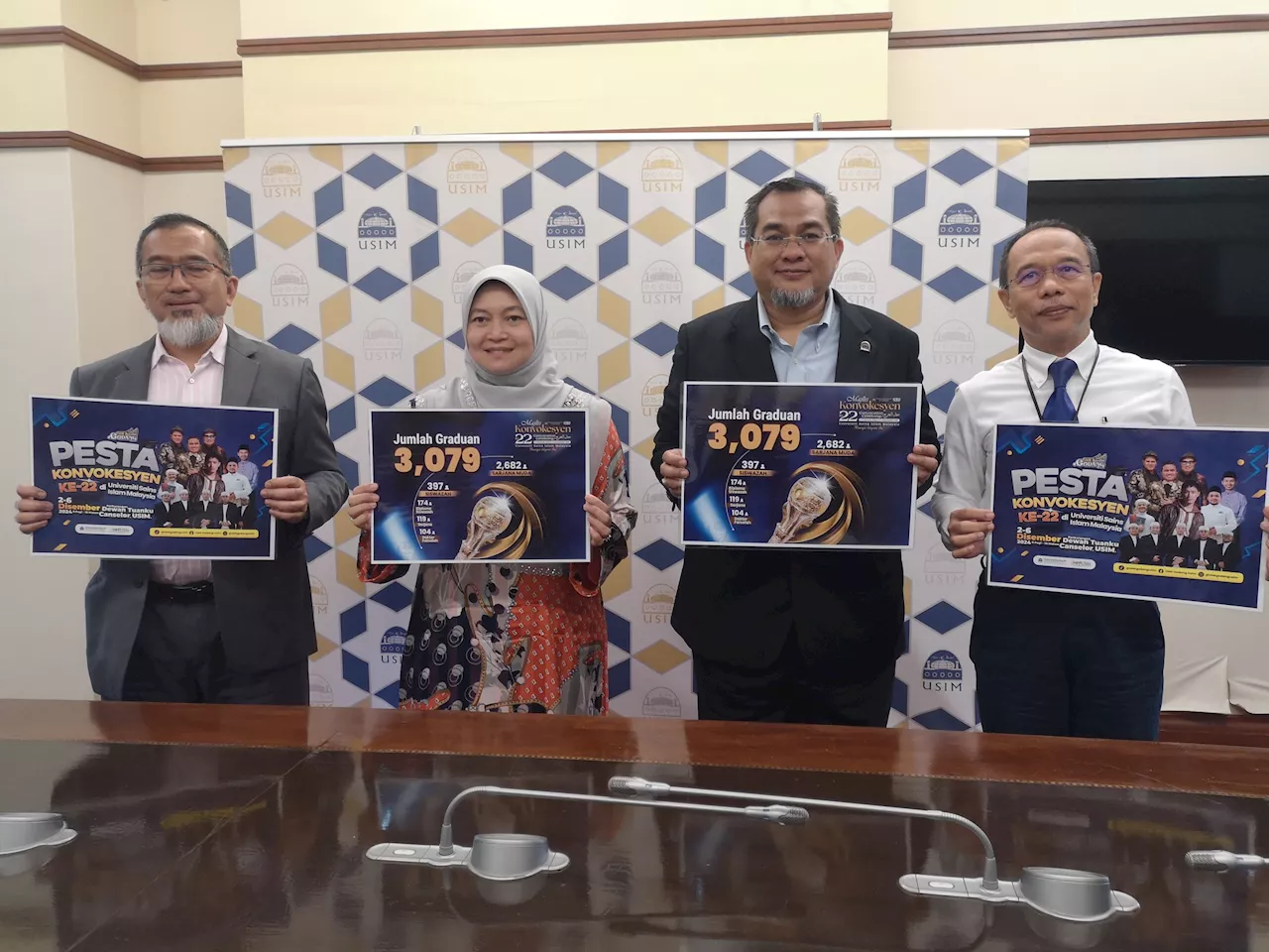 3,079 graduan akan diraikan dalam Majlis Konvokesyen USIM Ke-22